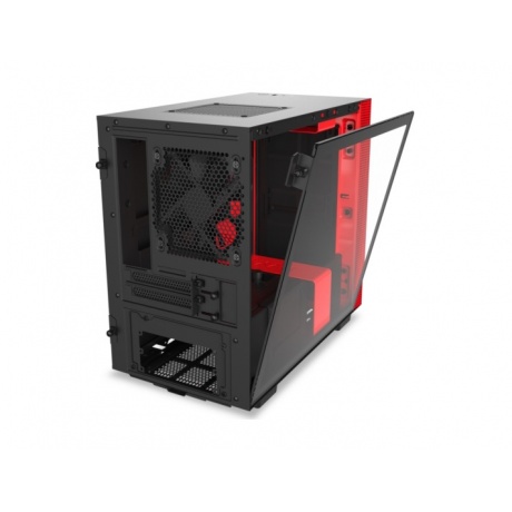 Корпус NZXT H210 (CA-H210B-BR) Black/Red - фото 3