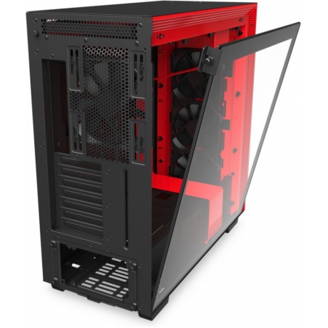 Корпус NZXT H710 (CA-H710B-BR) Black/Red - фото 2