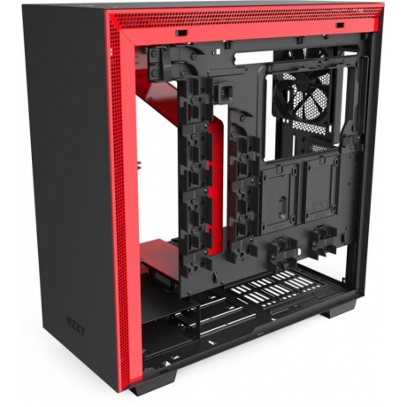 Корпус NZXT H710 (CA-H710B-BR) Black/Red - фото 4