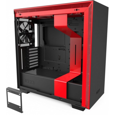 Корпус NZXT H710 (CA-H710B-BR) Black/Red - фото 5