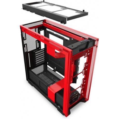 Корпус NZXT H710 (CA-H710B-BR) Black/Red - фото 7