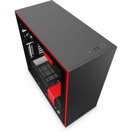 Корпус NZXT H710 (CA-H710B-BR) Black/Red - фото 9