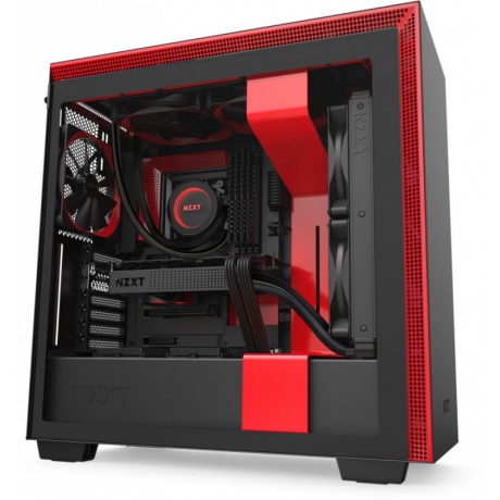 Корпус NZXT H710 (CA-H710B-BR) Black/Red - фото 10