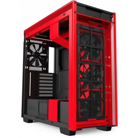 Корпус NZXT H710 (CA-H710B-BR) Black/Red - фото 12