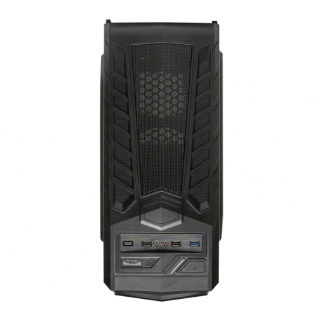 Корпус ExeGate Miditower EVO-8204N (EX277154RUS) Black/Red Light - фото 3