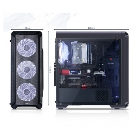 Корпус Zalman i3 Black - фото 6