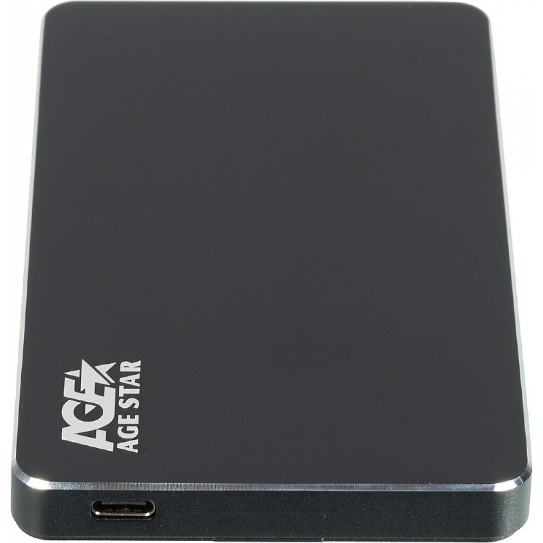 Внешний корпус для HDD/SSD AgeStar 3UB2AX2 SATA I/II/III алюминий черный 2.5 внешний корпус agestar для hdd ssd 3ub2p2 black