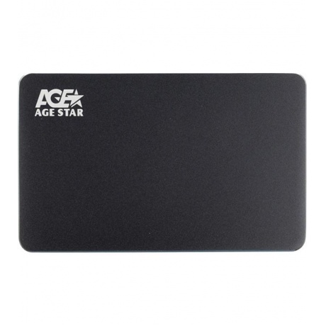 Внешний корпус для HDD/SSD AgeStar 3UB2AX1 SATA I/II/III алюминий черный 2.5&quot; - фото 2