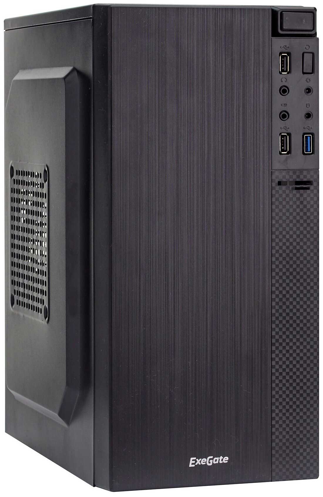 Корпус ExeGate BAA-104U (EX277807RUS) Black компьютерный корпус exegate baa 104u 450 вт черный