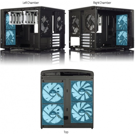 Корпус Fractal Design Node 804 (FD-CA-NODE-804-BL-W) - фото 6