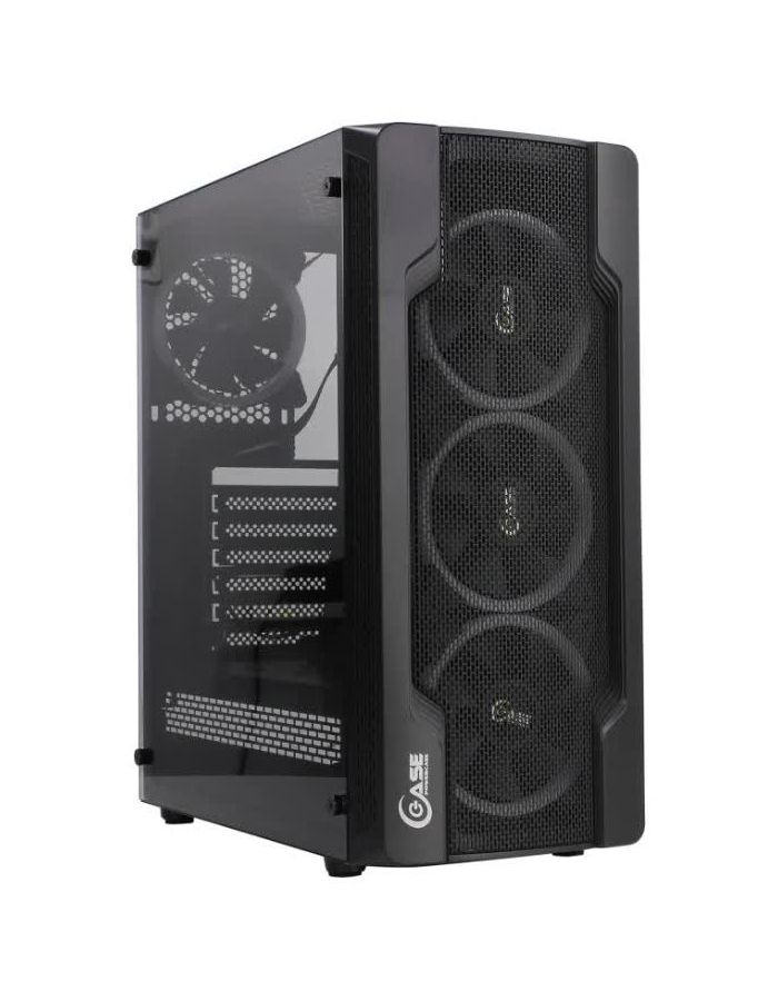 Корпус Powercase Mistral X4 Mesh LED (CMIXB-L4) Black цена и фото