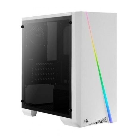 Корпус FORMULA Cylon Mini White Tempered Glass - фото 1