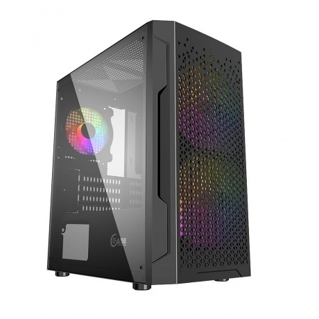 

Корпус Powercase Mistral Micro Z3B Mesh LED Tempered Glass (CMIMZB-L3) Black