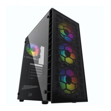 Корпус Powercase Mistral Z4C Mesh (CMIZ4C-L4) Black - фото 1