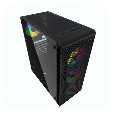 Корпус Powercase Mistral Z4C Mesh (CMIZ4C-L4) Black - фото 3