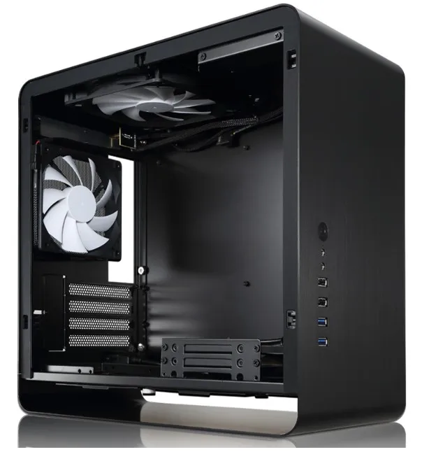 Корпус Jonsbo UMX3W Tempered Glass Black - фото 4