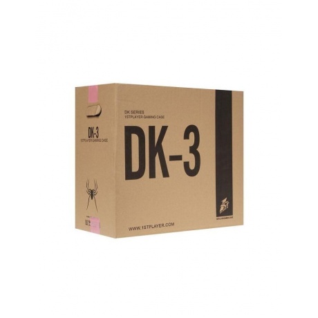 Корпус 1stPlayer DK-3 ATX Tempered Glass (DK-3-PK-3G6) Pink - фото 14