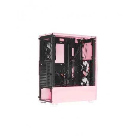 Корпус 1stPlayer DK-3 ATX Tempered Glass (DK-3-PK-3G6) Pink - фото 9