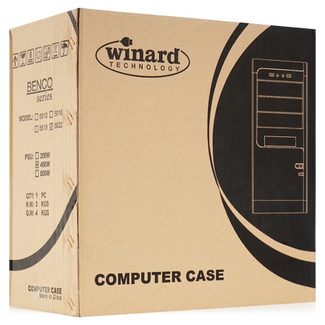 Корпус Winard 5825 mATX USB3.0 /AU - фото 8