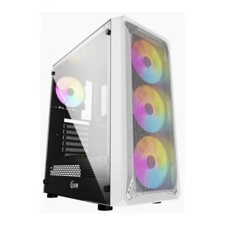 Корпус Powercase Mistral Z4 Tempered Glass Mesh (CMIZW-L4) White