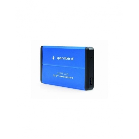 Внешний корпус для HDD/SSD Gembird EE2-U3S-2-B 2.5&quot; синий (EE2-U3S-2-B) - фото 1