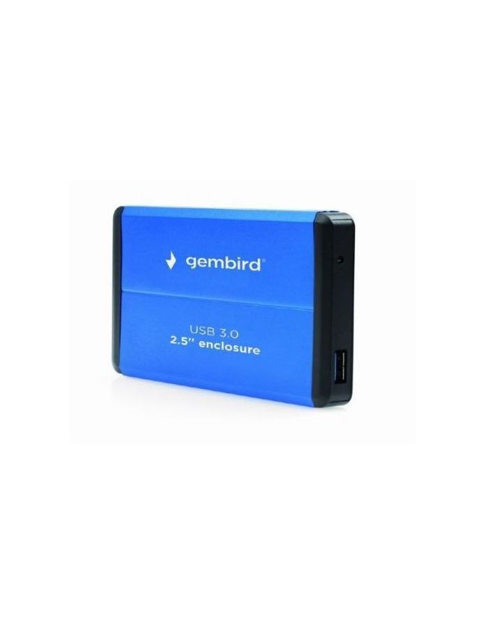Внешний корпус для HDD/SSD Gembird EE2-U3S-2-B 2.5 синий (EE2-U3S-2-B) цена и фото