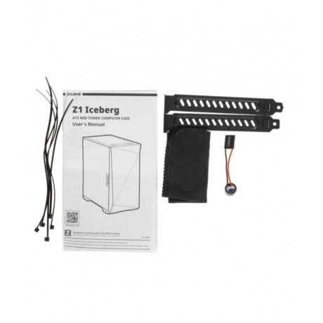 Корпус MidiTower Zalman Z1 Iceberg black - фото 9