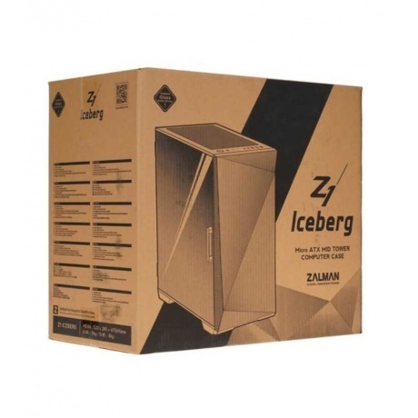 Корпус MidiTower Zalman Z1 Iceberg black - фото 10