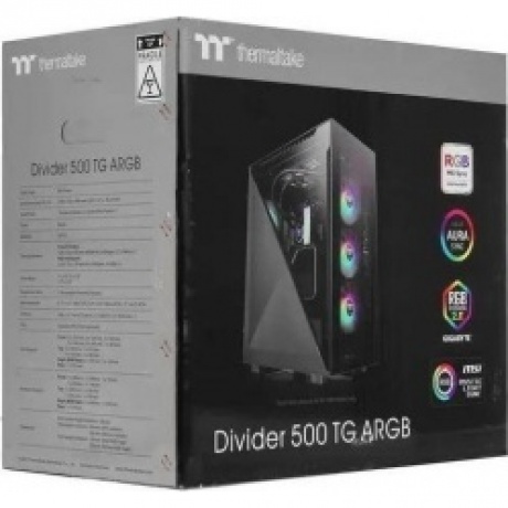 Корпус Thermaltake Divider 500 TG черный (CA-1T4-00M1WN-01) - фото 16
