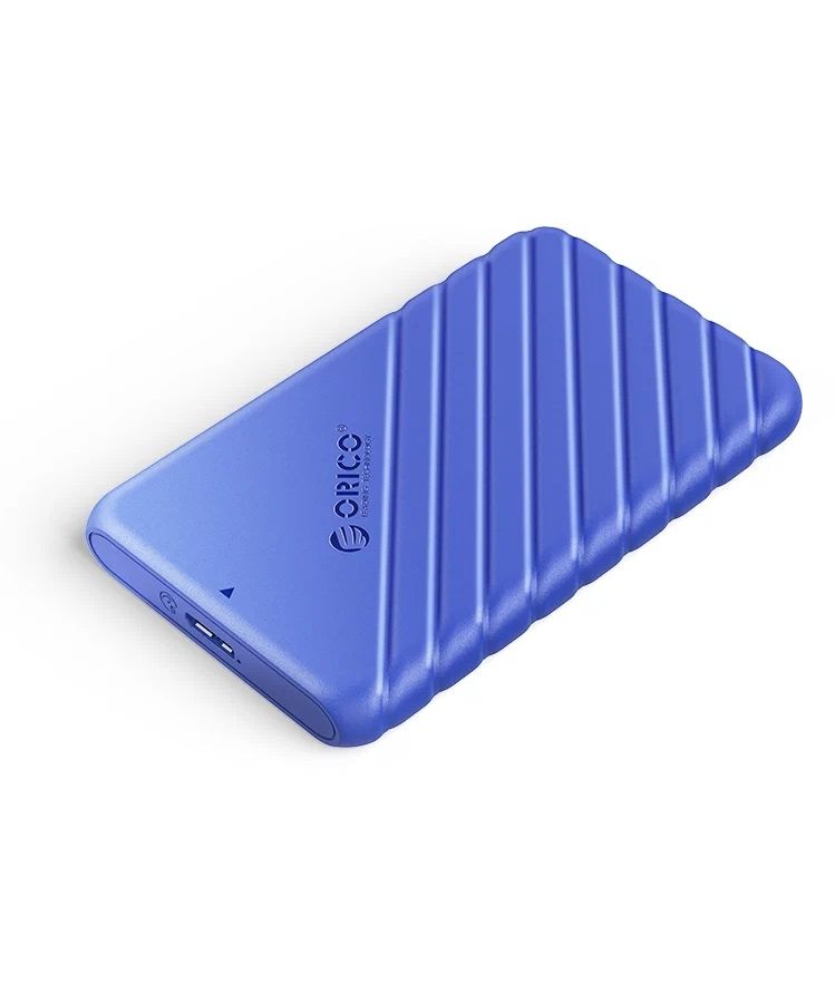 Внешний корпус для HDD 2.5 Orico 25PW1-U3 (синий) внешний жесткий диск orico 1 тб 500 гб 250 гб mini portable ssd type c 540 м с внешний ssd твердотельный накопитель для ноутбука