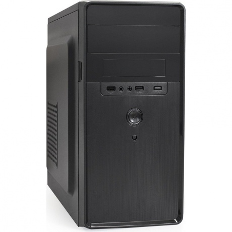 Корпус ExeGate Minitower BA-309-AA400 Black EX286425RUS - фото 2