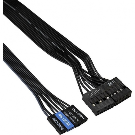 Корпус ExeGate Minitower BA-309-AA400 Black EX286425RUS - фото 3