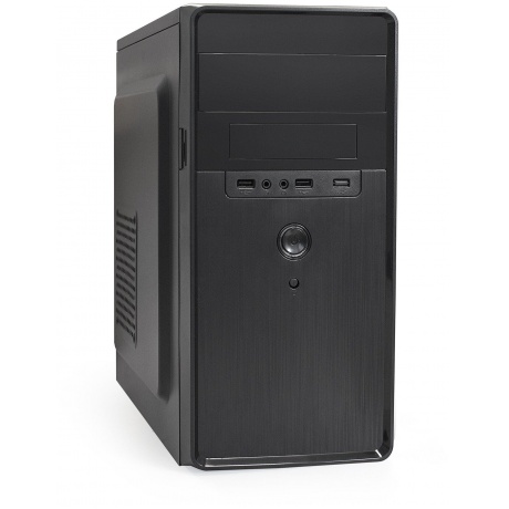 Корпус ExeGate Minitower BA-309-AA400 Black EX286425RUS - фото 1
