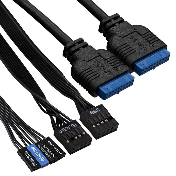 Корпус ExeGate Minitower BA-309U2-AA450 Black EX286440RUS - фото 3