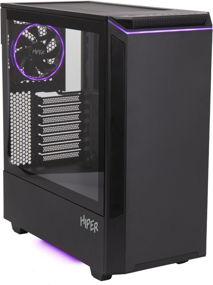 Корпус Hiper PB81 черный компьютер hiper expertbox
