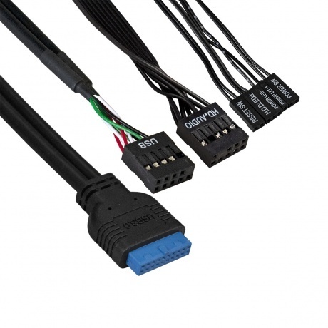 Корпус ExeGate BAA-105U2-01-AAA450 Black (EX291147RUS) - фото 2