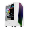 Корпус 1stPlayer INFINITE SPACE IS6 White ATX 1x120mm LED TG IS6...