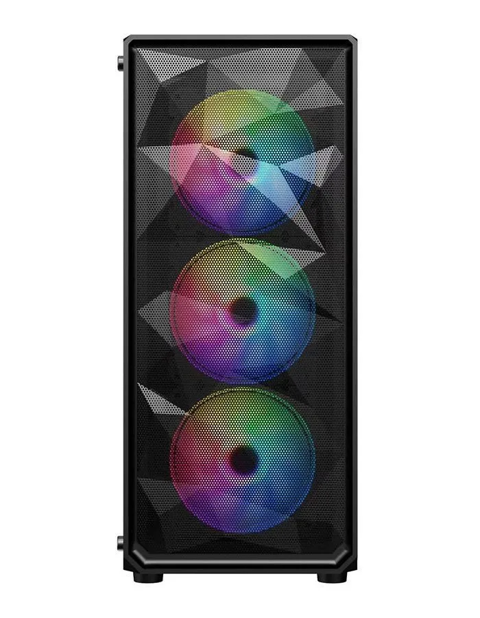 Корпус 1stPlayer FD3 Black FD3-BK-4F1 - фото 3