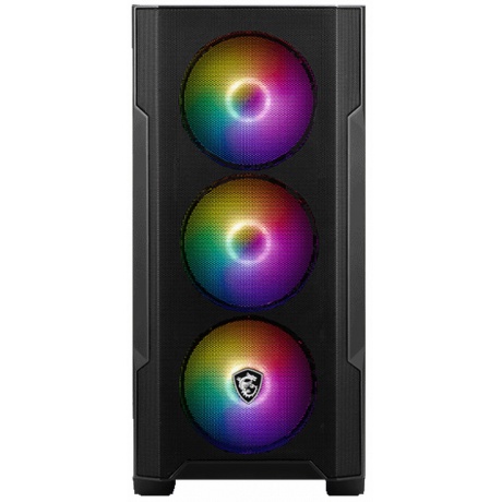 Корпус MSI MAG FORGE M100R, MATX, BLACK - фото 4