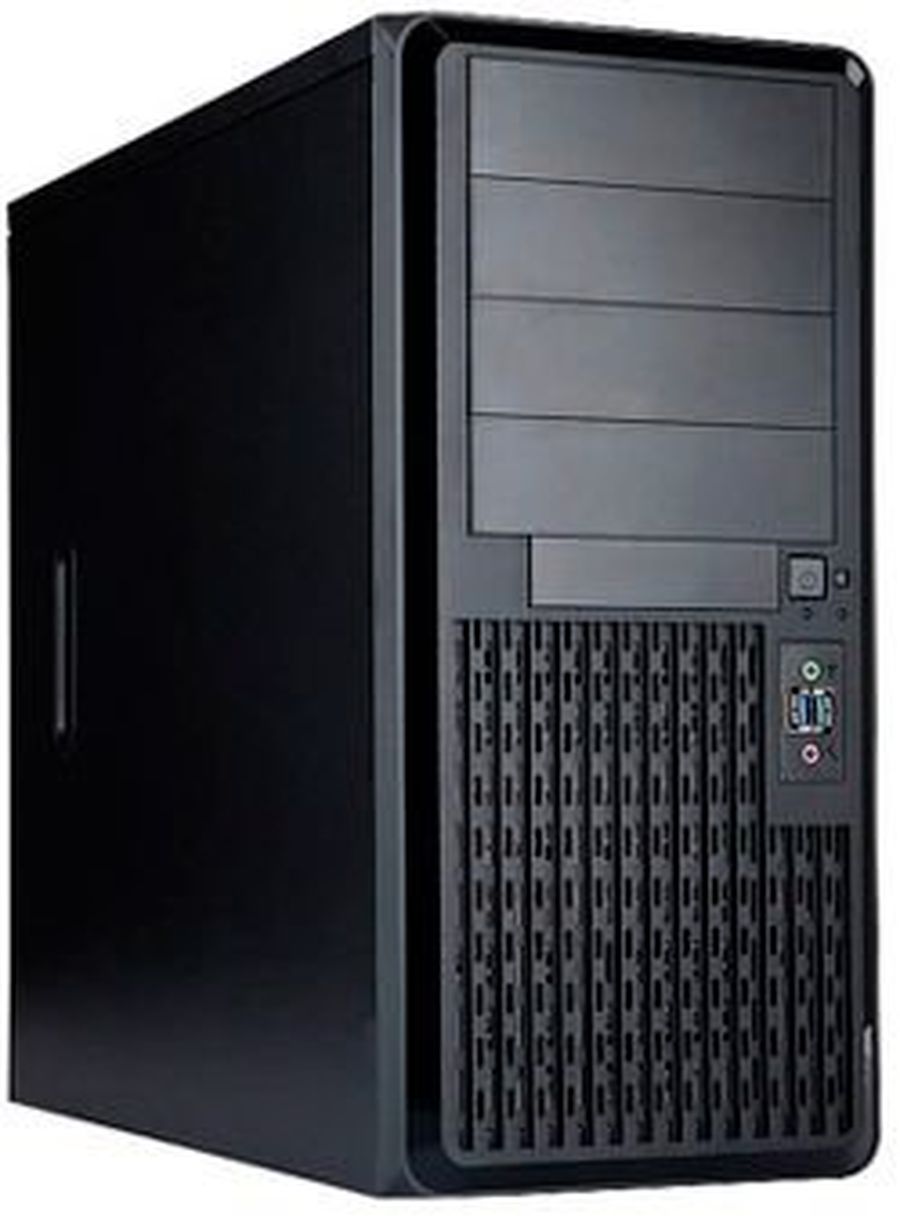Корпус InWin Midi Tower PE689 Black 650W (6188705) компьютерный корпус inwin pe689bl 650w 6190473
