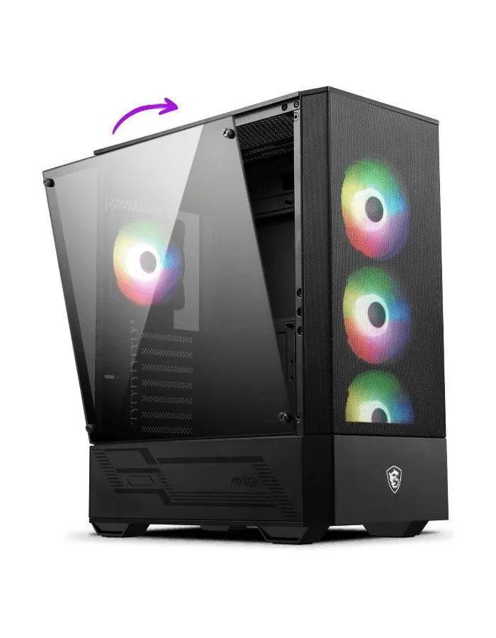 Корпус MSI MAG FORGE 112R, ATX, BLACK - фото 5