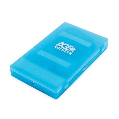 Внешний корпус для HDD/SSD 2.5&quot; AgeStar SUBCP1 blue (SUBCP1 (BLUE)) - фото 1