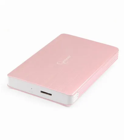 Внешний корпус 2.5" Gembird EE2-U3S-65 розовое золото