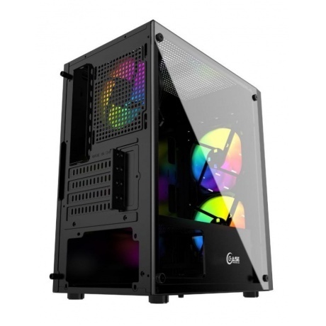 Корпус Powercase Mistral Micro T3B чёрный (CMIMTB-L3) - фото 4