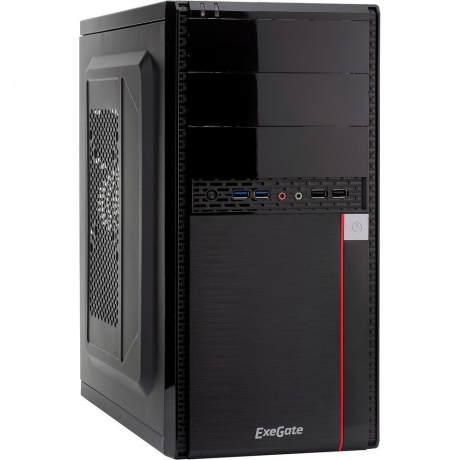 Корпус ExeGate Minitower MA-371X Black (EX277438RUS) - фото 1
