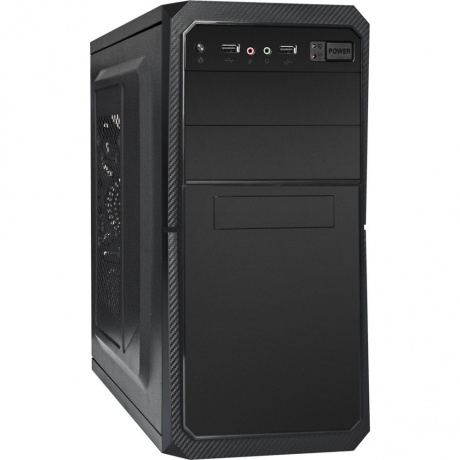 Корпус ExeGate Minitower BA-202 Black (EX284025RUS) - фото 2