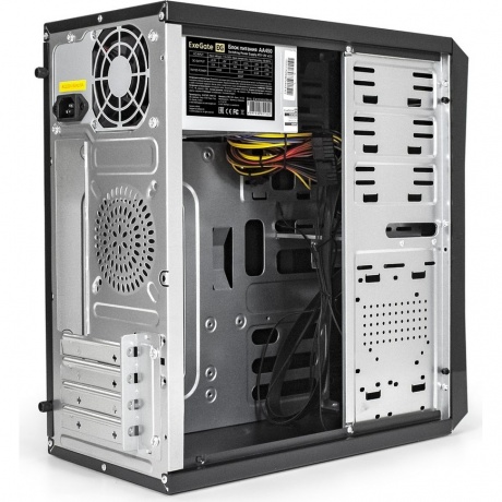 Корпус ExeGate Minitower BA-202 Black (EX284025RUS) - фото 3