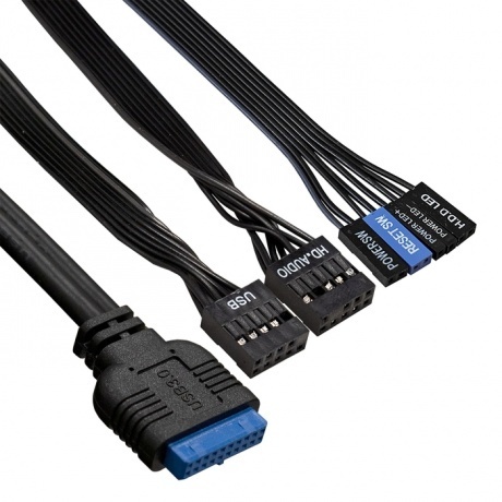 Корпус ExeGate Miditower AA-442U2 черный (EX290174RUS) - фото 3