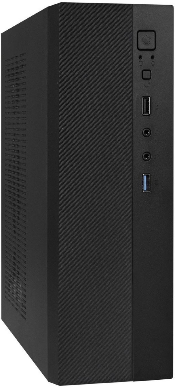 Корпус ExeGate Desktop MI-301U-300 черный (EX291270RUS) цена и фото