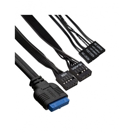 Корпус ExeGate Minitower BAA-114U2 черный (EX292356RUS) - фото 2